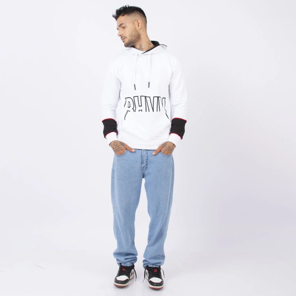 Polera blanca hombre charger - Imagen 2