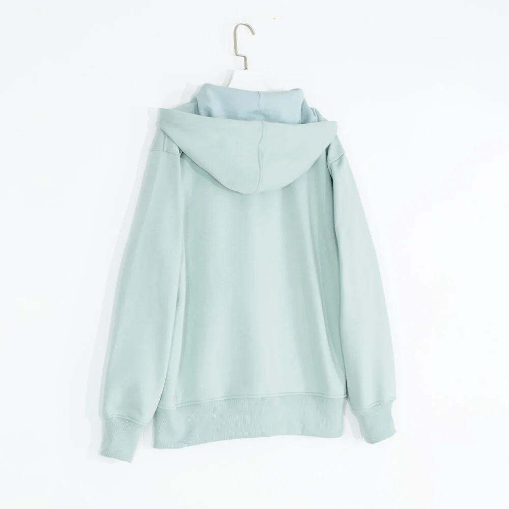 Polera Capucha Basica Cemento - Imagen 4